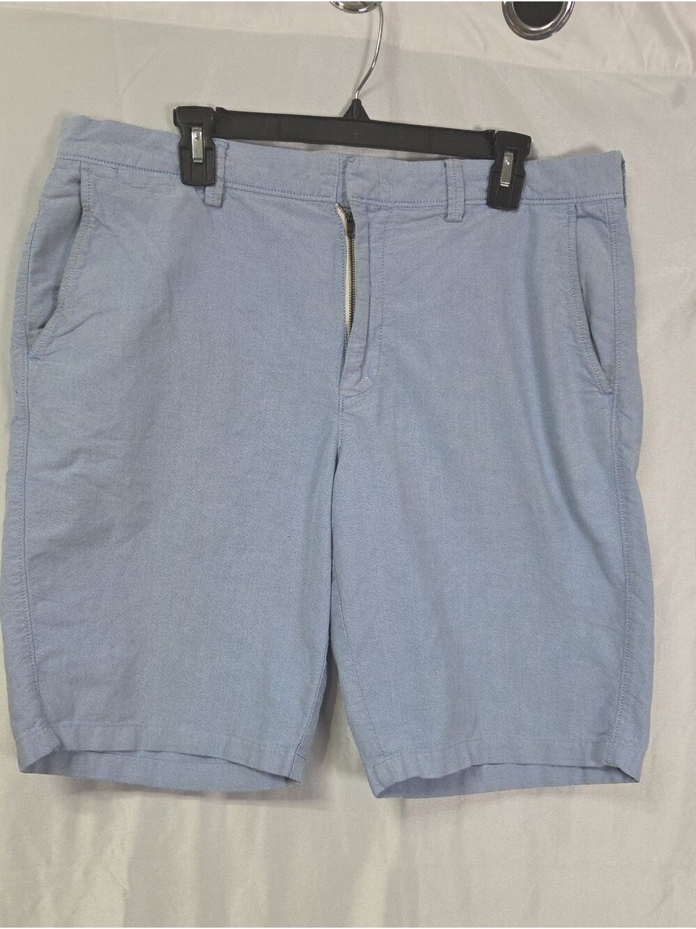 J. Crew Light Blue Flat Front Men's Shorts 36x10 [1795].